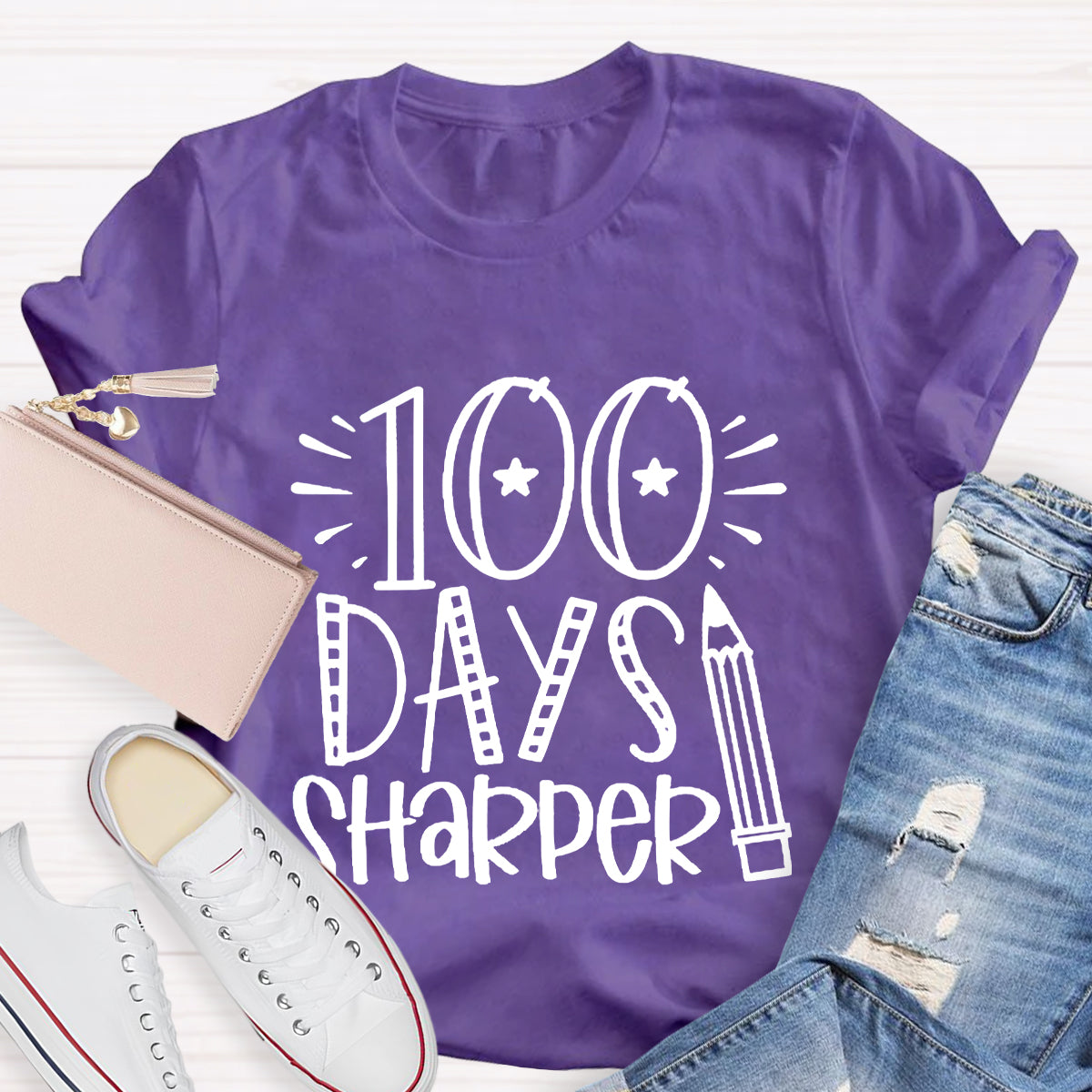 100 Days Sharper Teacher T-Shirt