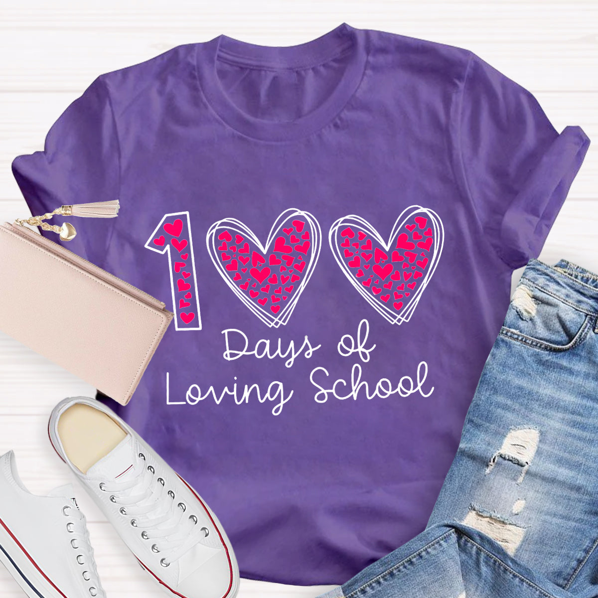 100 Days Of Loving School Teacher T-Shirt