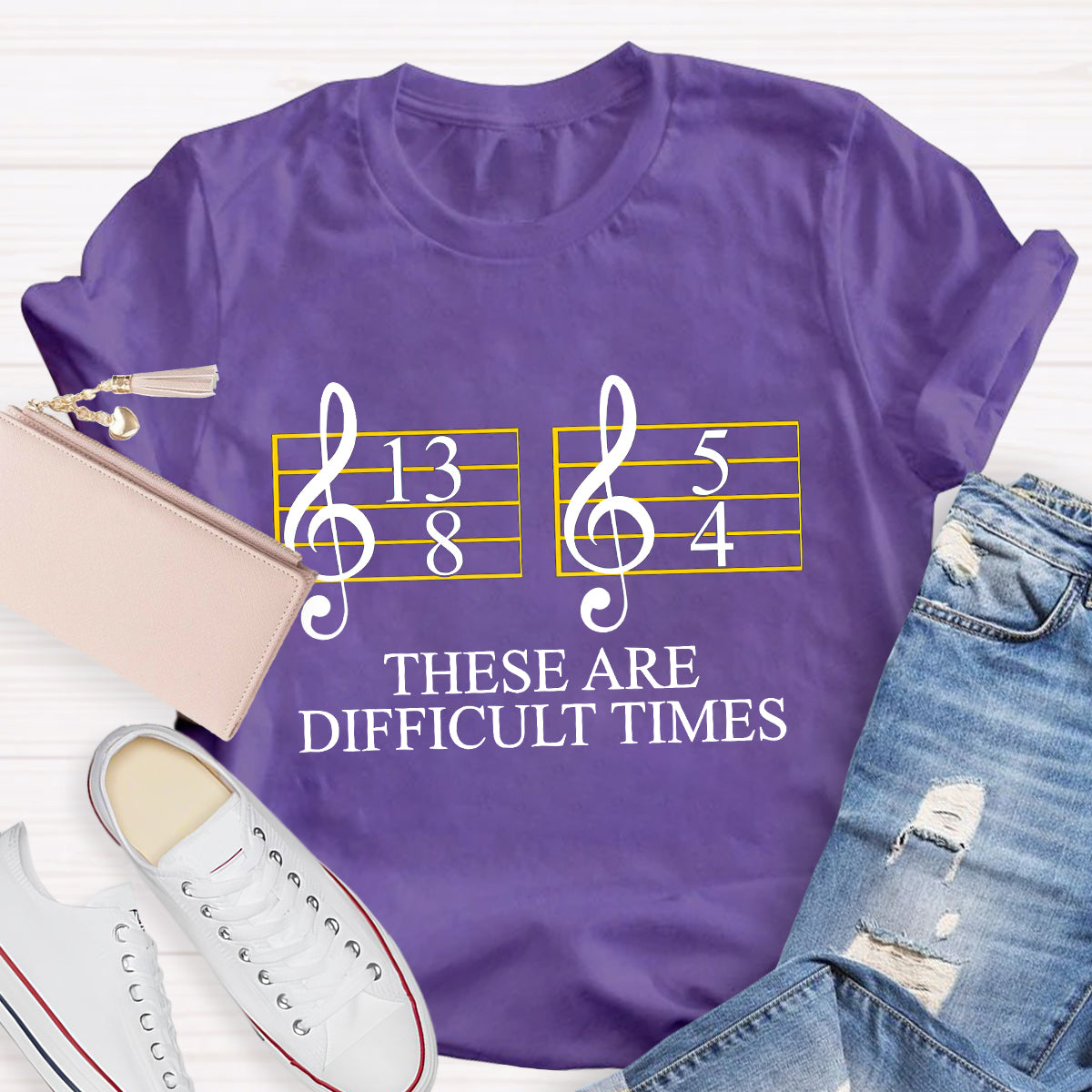 Music Difficult Times Music Teacher T-Shirt