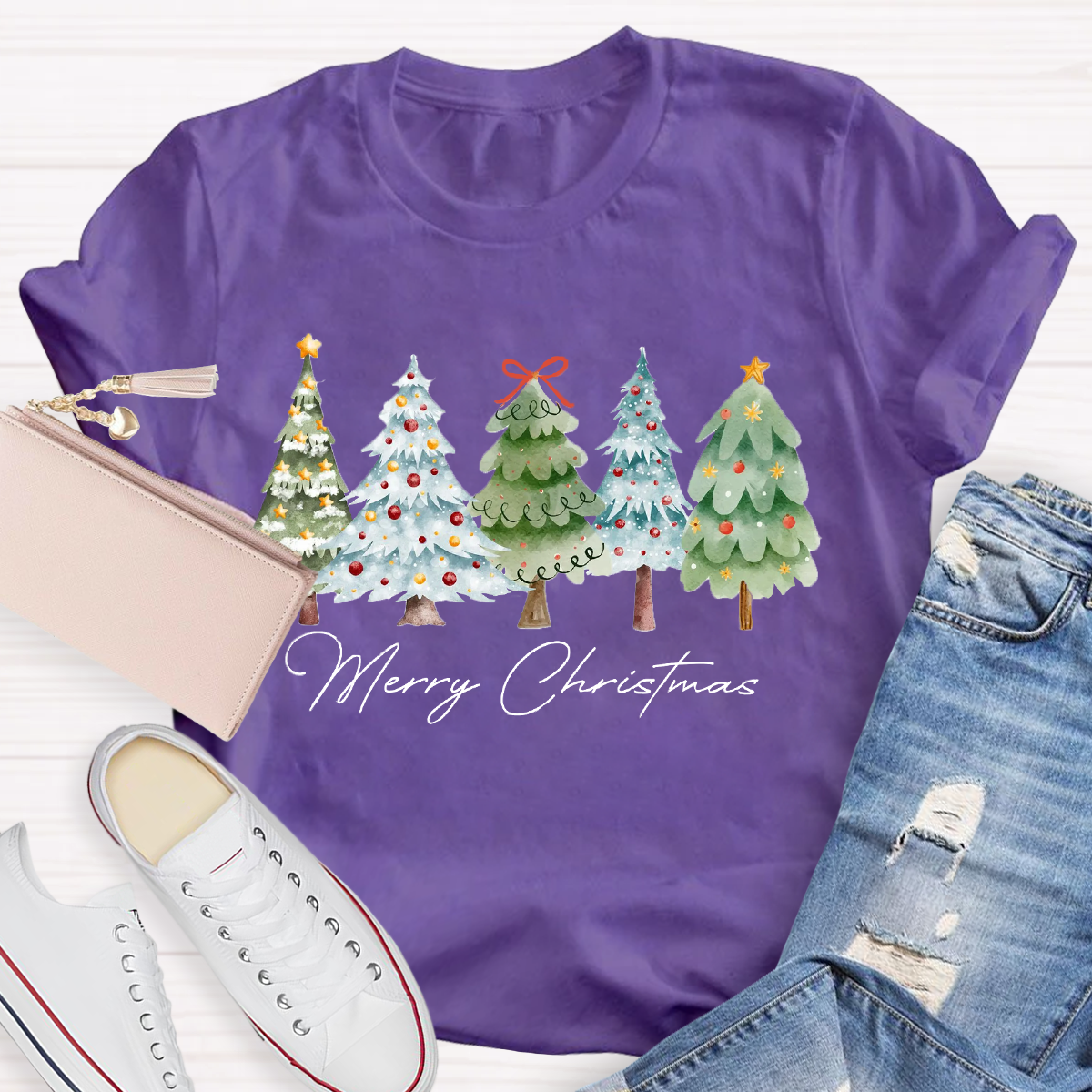 Merry Christmas Tree T-Shirt