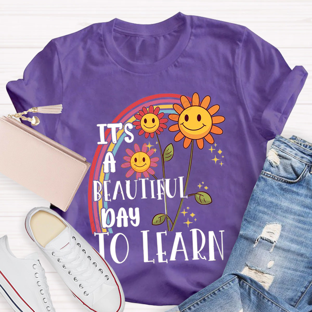 I's A Beautiful Day To Learn Teacher T-Shirt