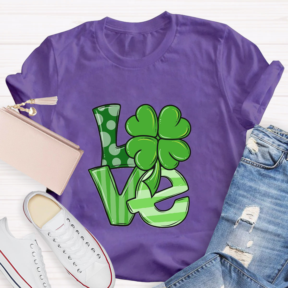 St. Patrick's Day Love Teacher T-Shirt