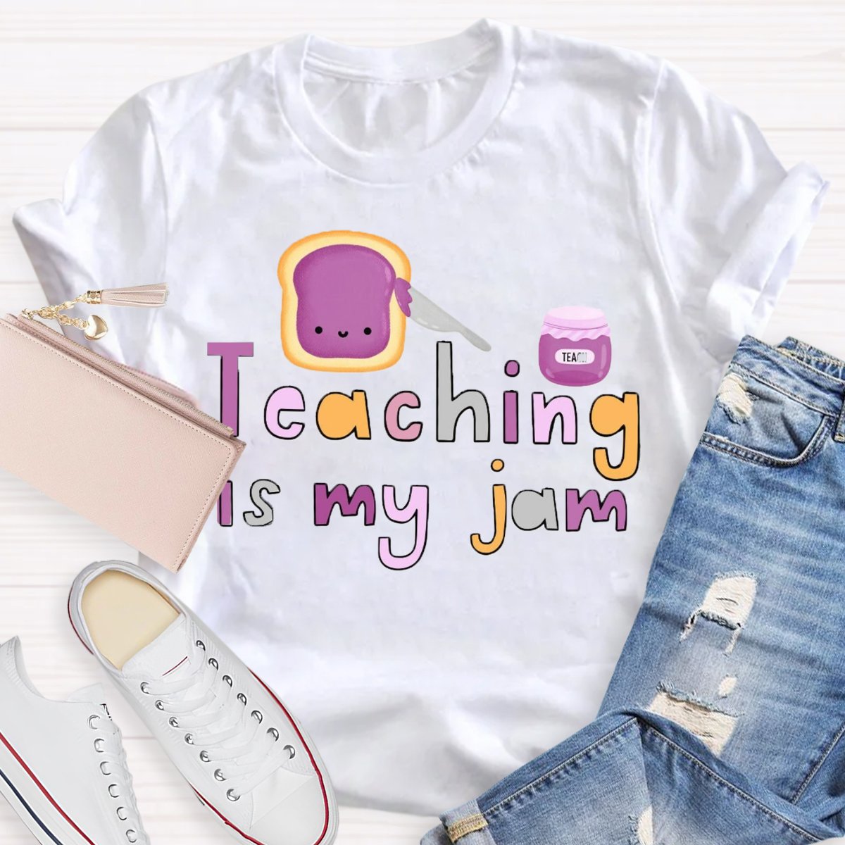 Teaching is my Jam Cute Teacher Shirt