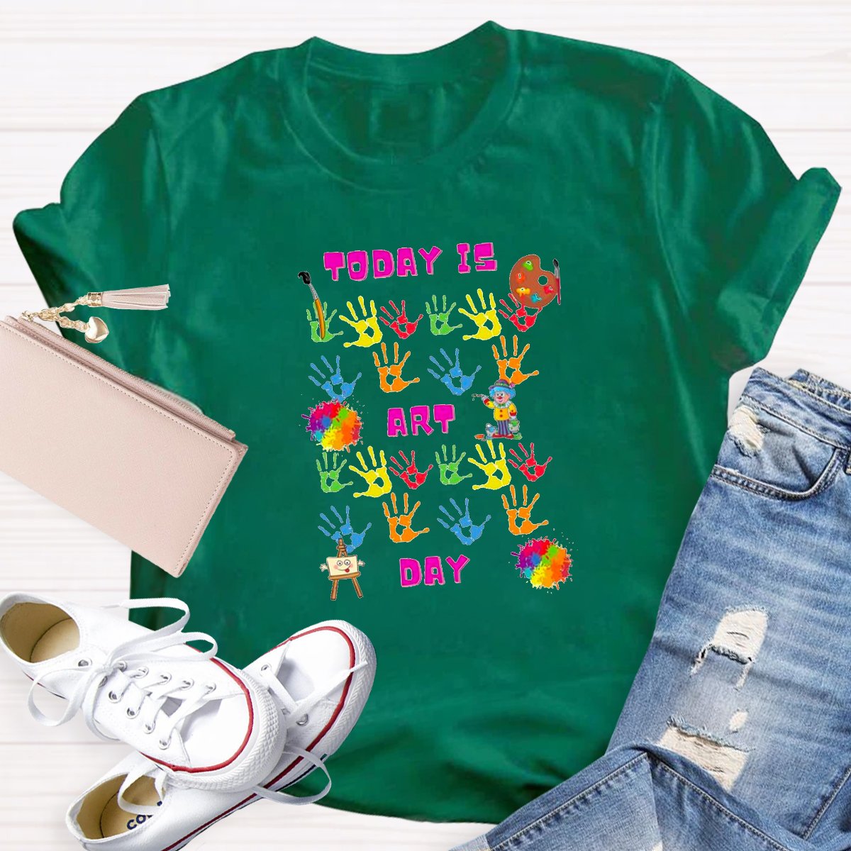 Today Is Art Day Teacher T-shirt