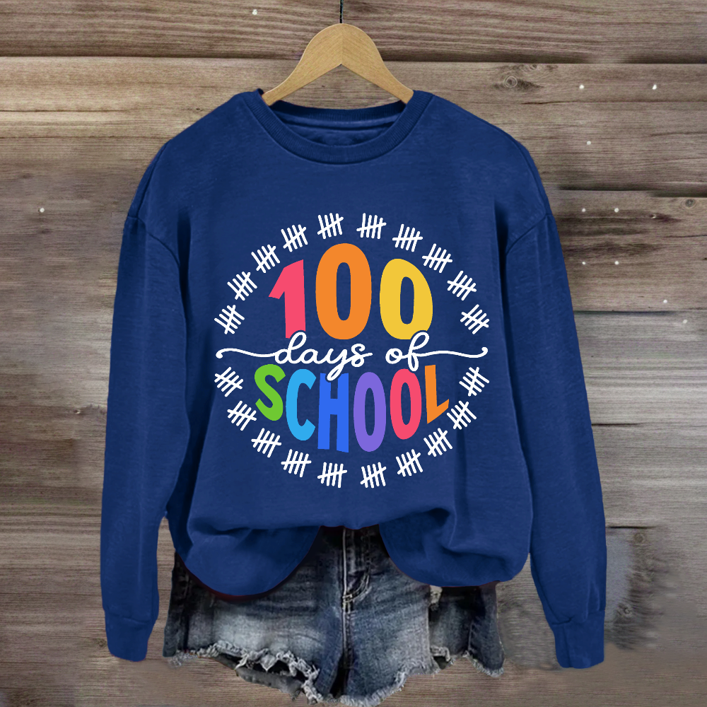 Happy 100 Days of School Sweatshirt