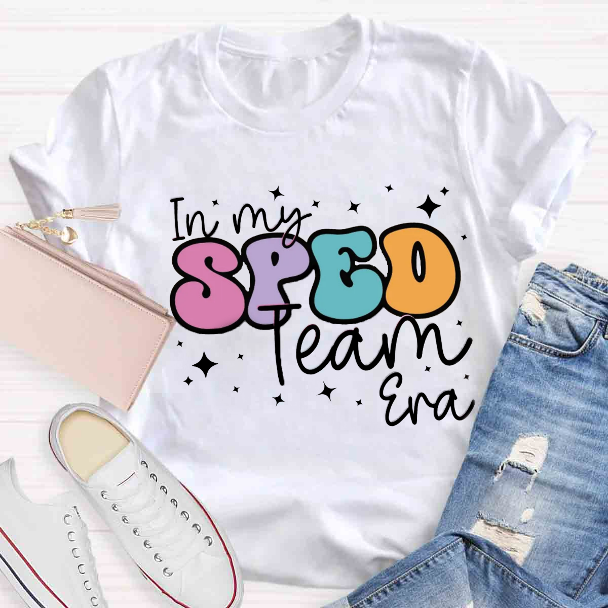 In My Sped Team Era Teacher T-Shirt