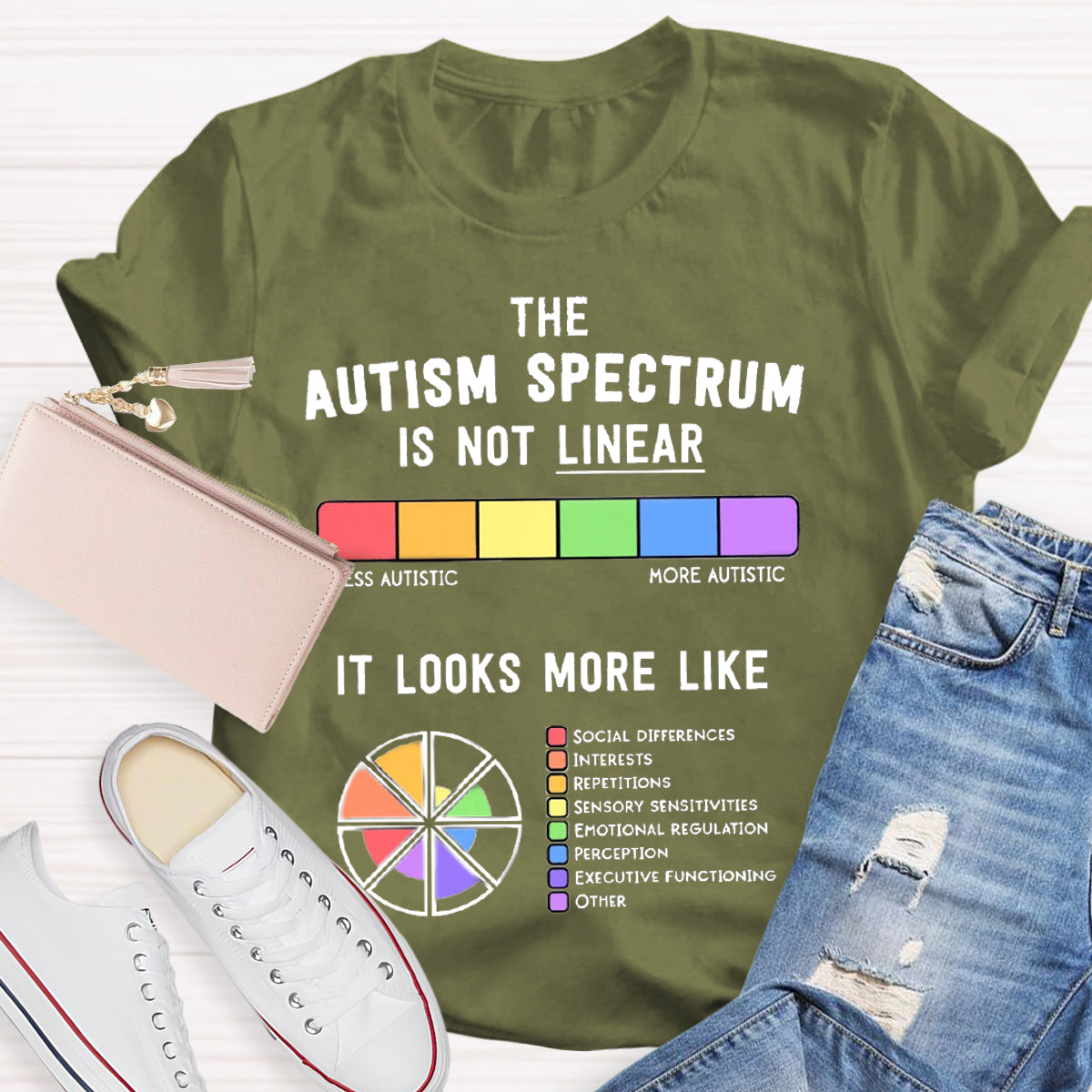 Autism Is A Spectrum Autism Awareness T-Shirt