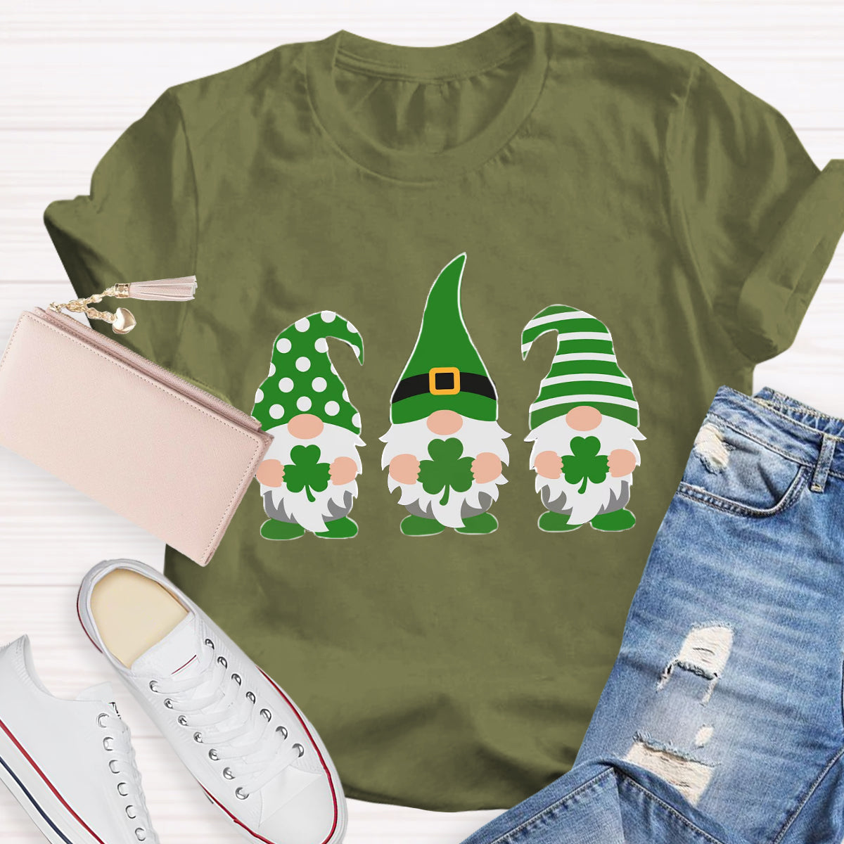 St Patricks' Day Gnome  T-Shirt