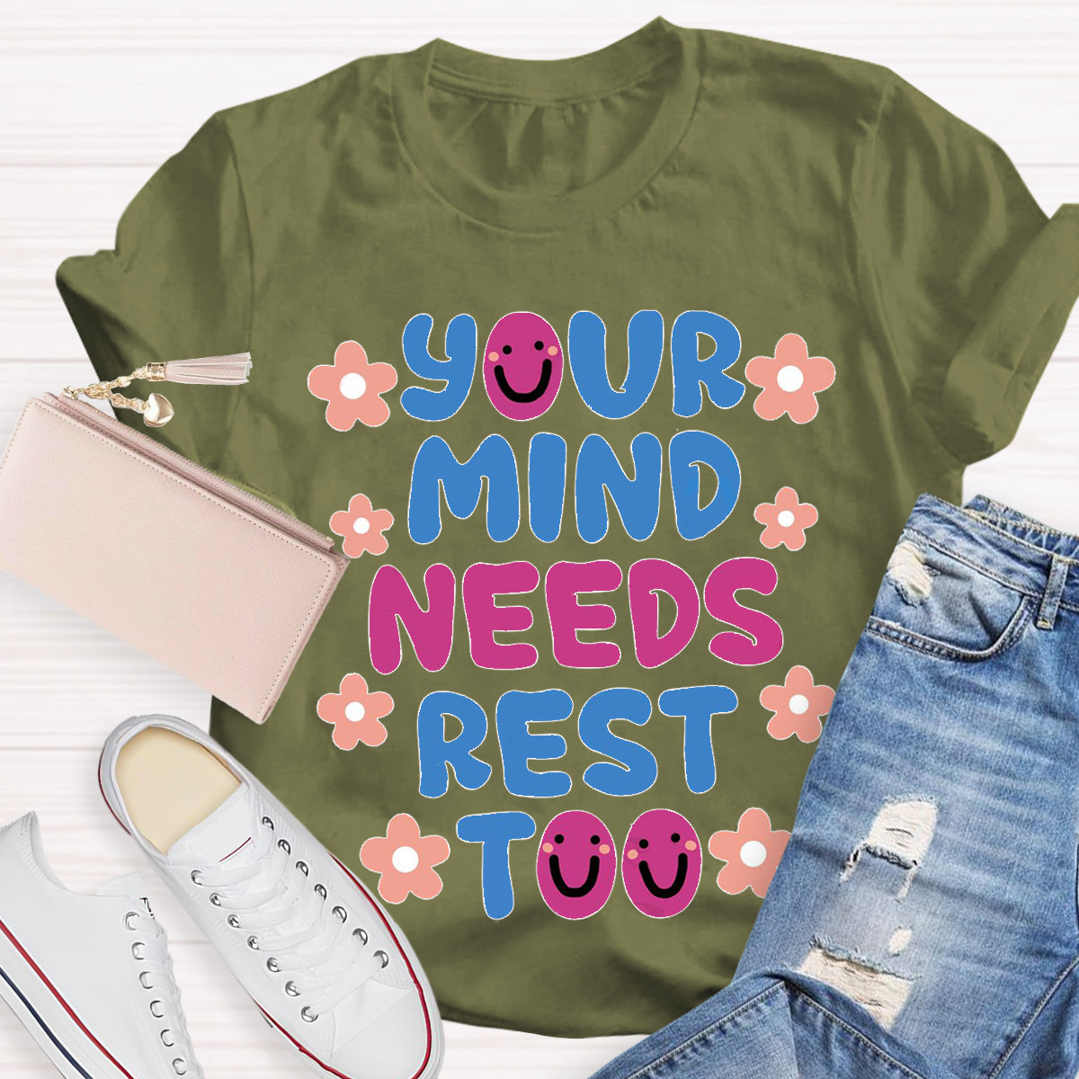 Your MInds Needs Rest Too Teacher T-Shirt