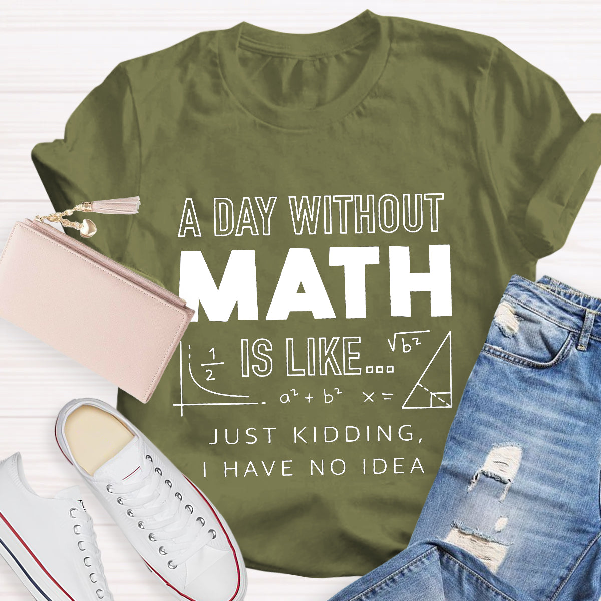 A Day Without Math Is Like Have No Idea T-Shirt