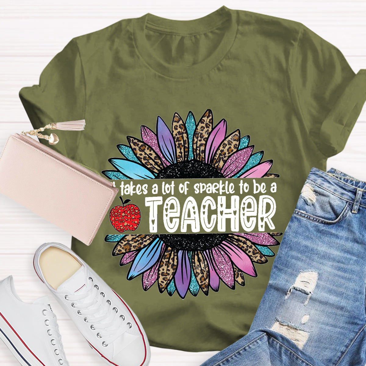 It Takes A lot Of Sparkle To Be A Teacher T-Shirt