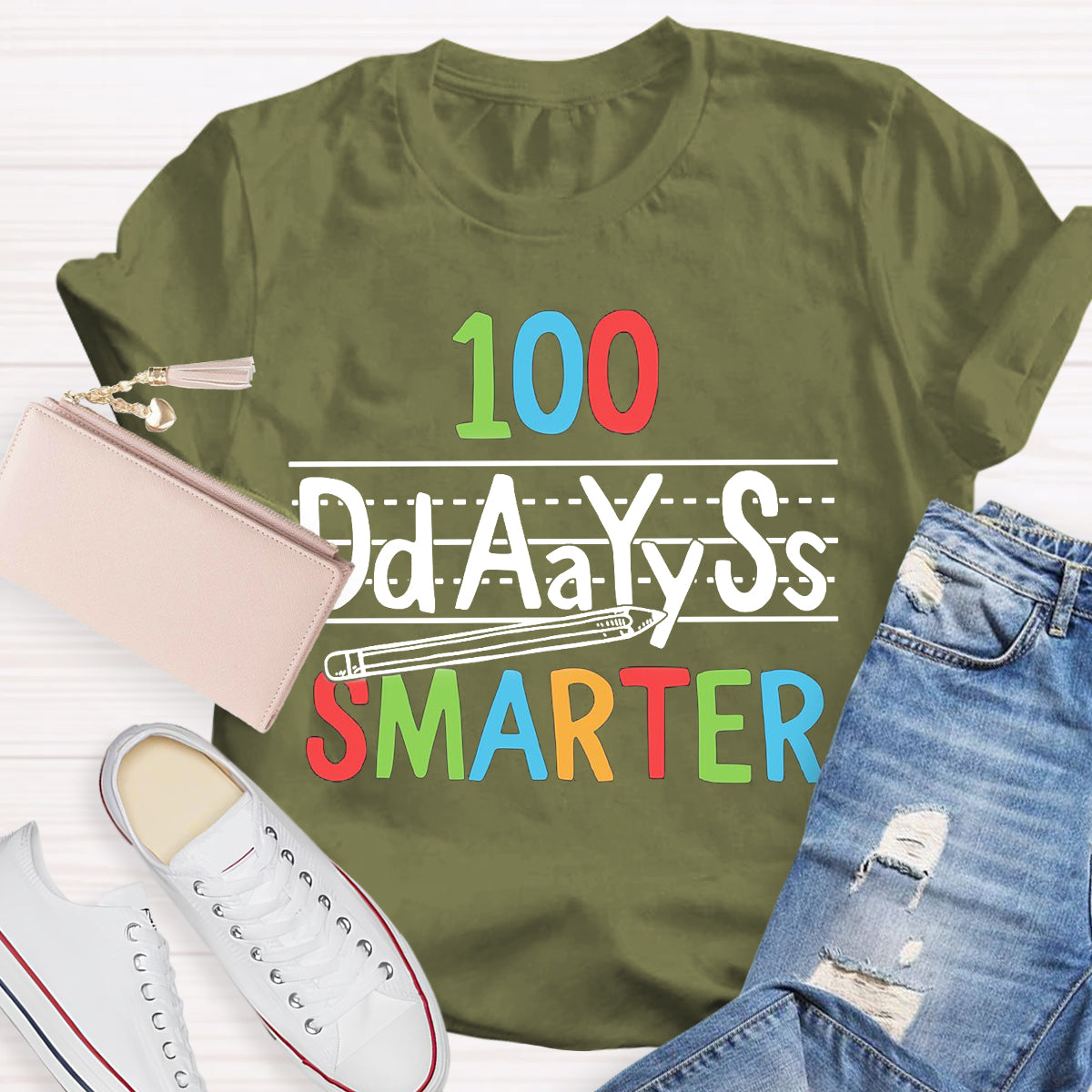 100 Days Smarter Teacher T-Shirt