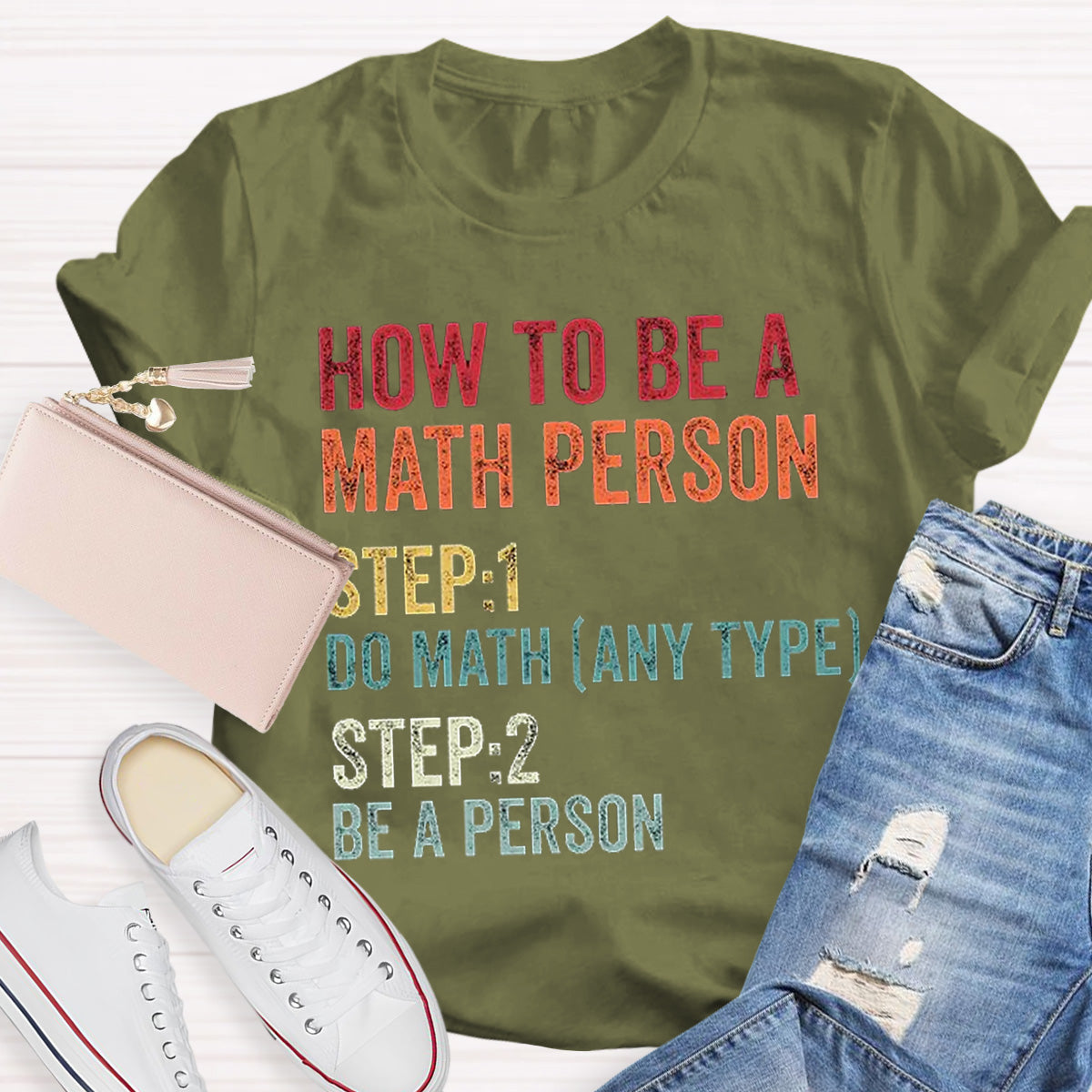 How To Be A Math Person Math Teacher Classic T-Shirt