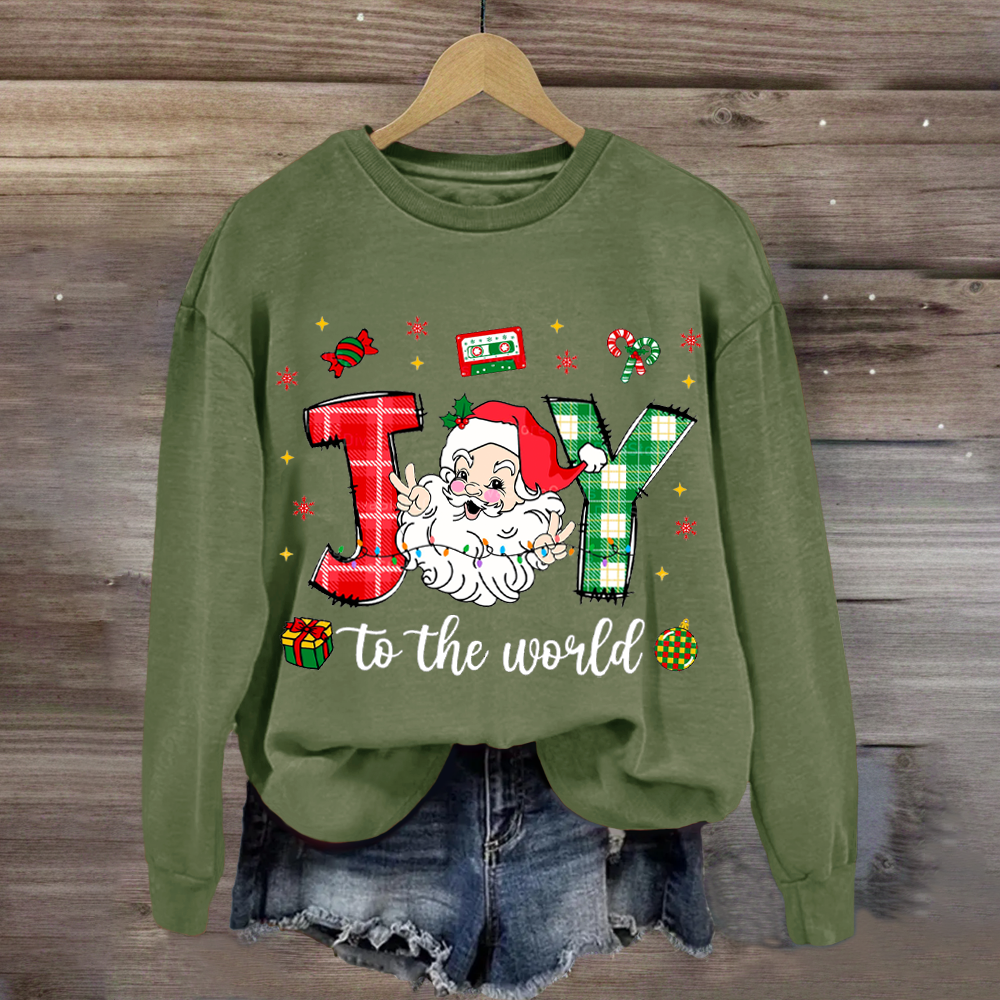 Joy To The World Christmas Season Sweatshirt