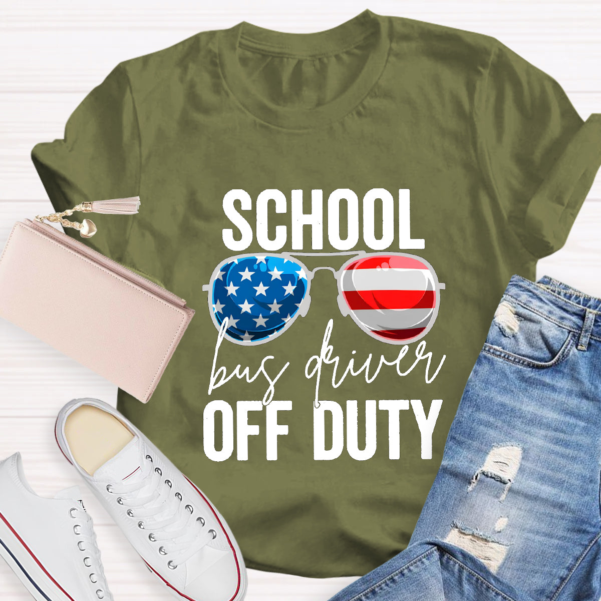 School Bus Driver Off Duty T-Shirt