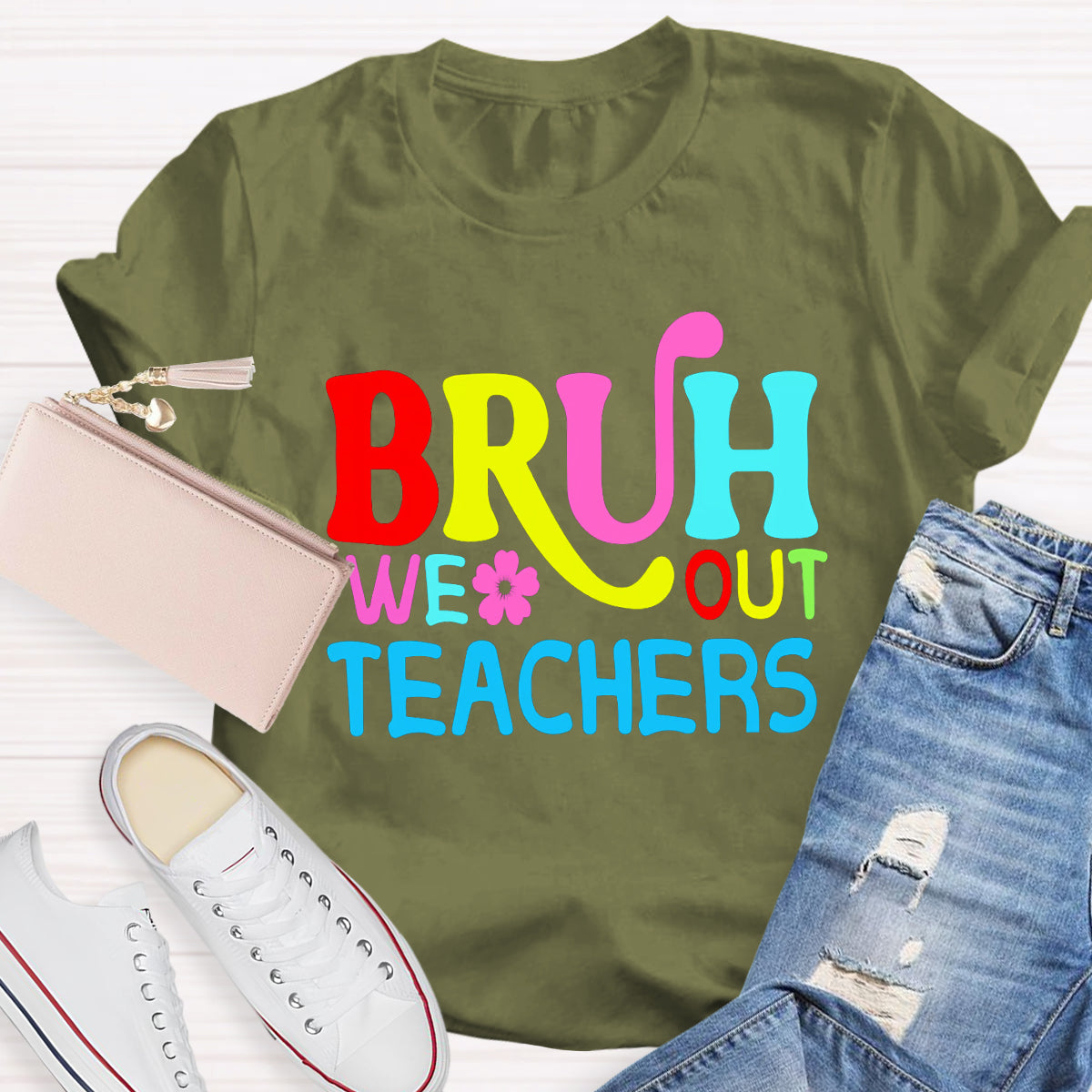 Bruh We Out Teachers T-Shirt