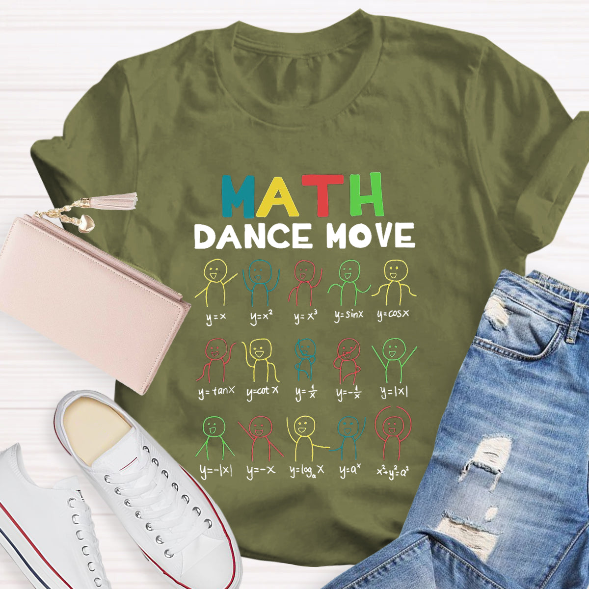 Math Dance Move Teacher T-Shirt