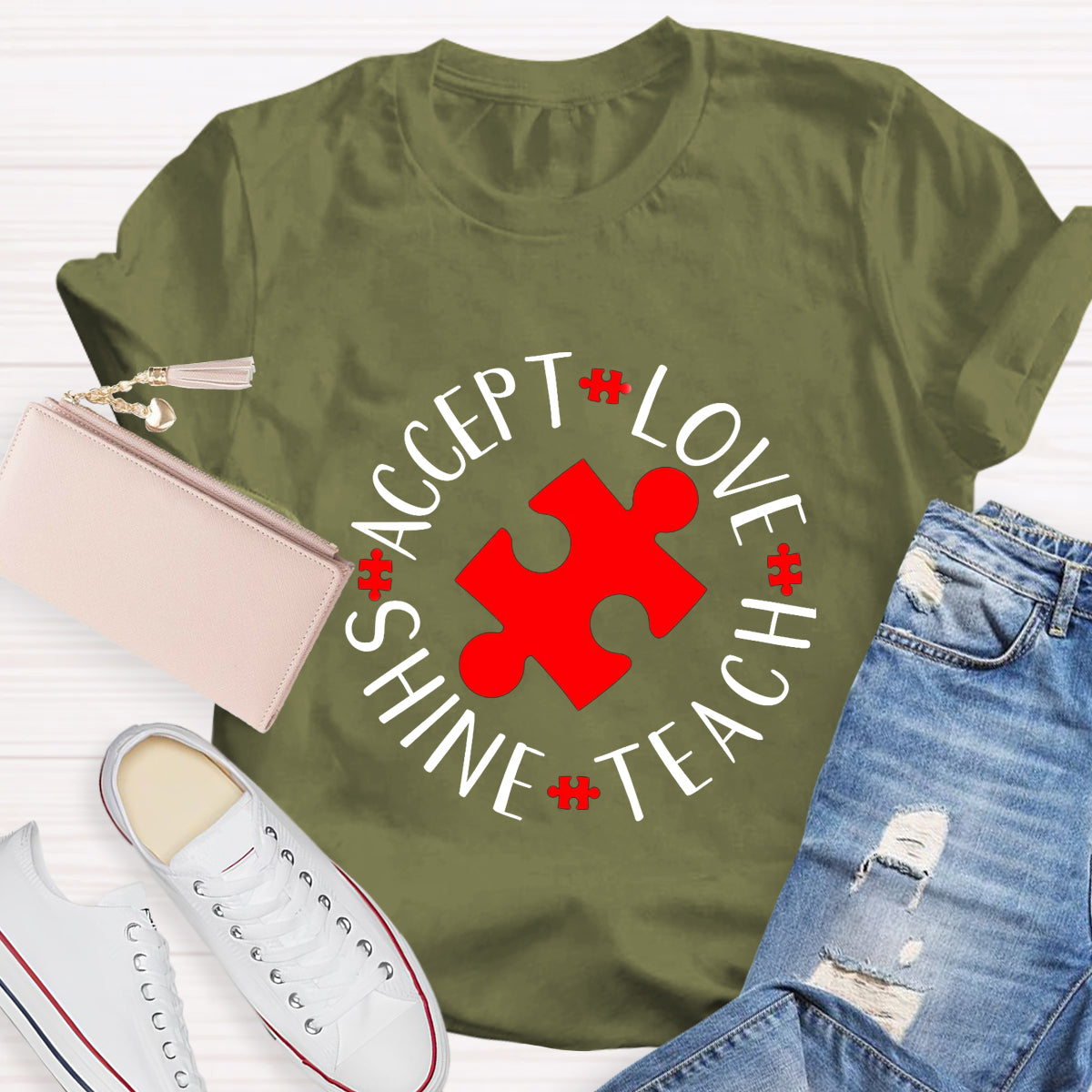 Accept Love Teach Shine T-Shirt