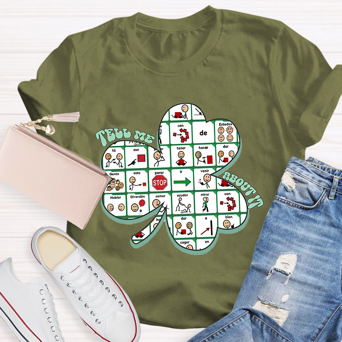 Tell Me About It Shamrock T-Shirt