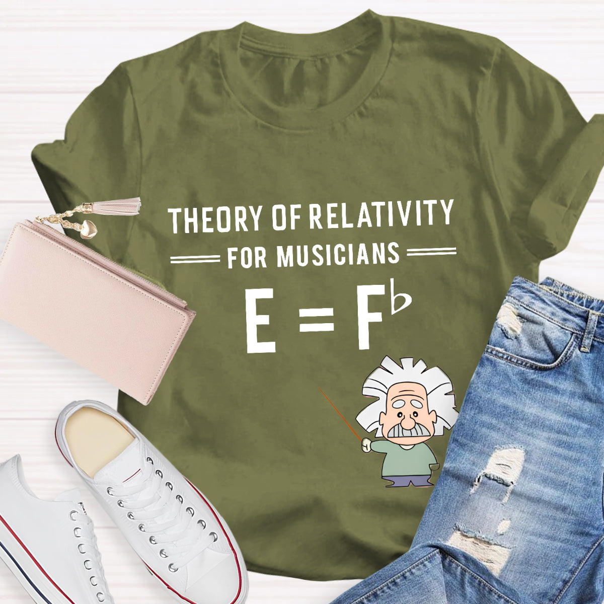 Theory Of Relativity For Musicians Teacher T-Shirt