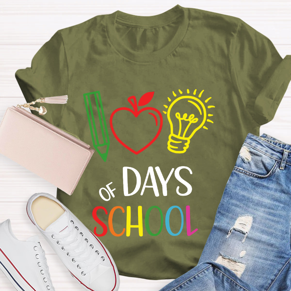 100 Days of School Celebration Teacher T-Shirt