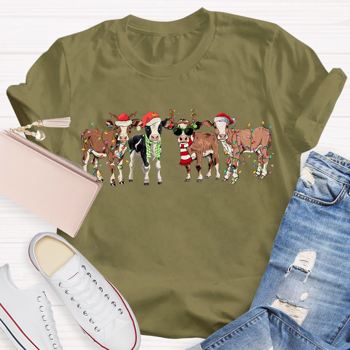 Lights Christmas Teacher T-Shirt