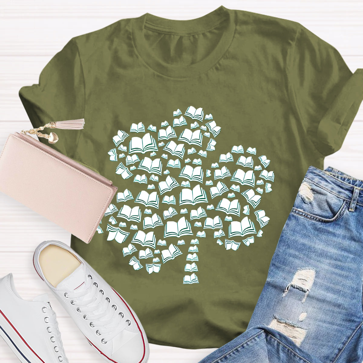 Shamrock Books Teacher T-Shirt