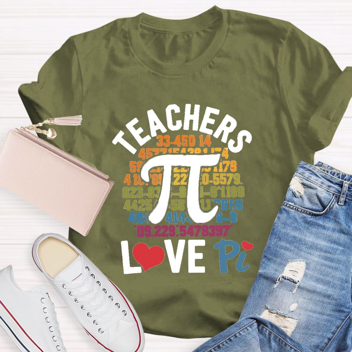 Teachers Love Pi Day T-Shirt