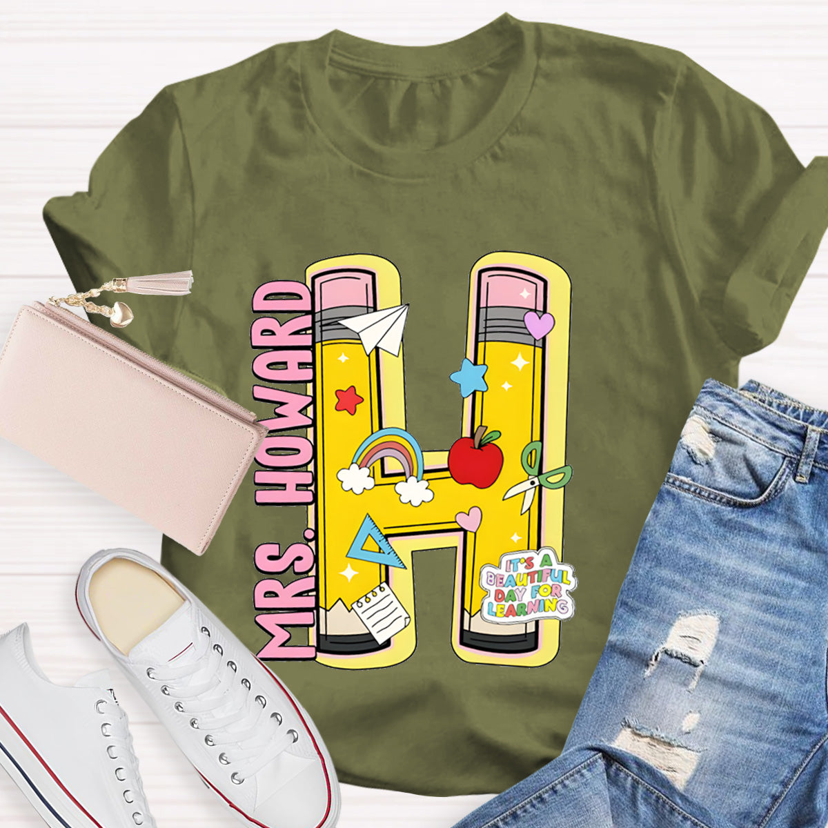 Personalized Teacher Name Mrs Howard T-Shirt