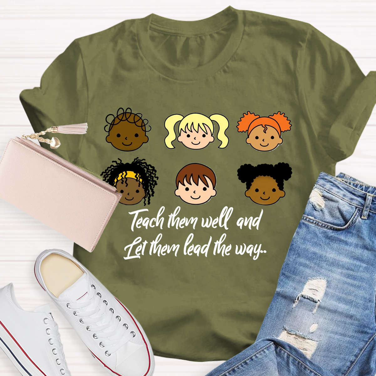 Teacher Them Well And Let Them Lead The Way T-Shirt