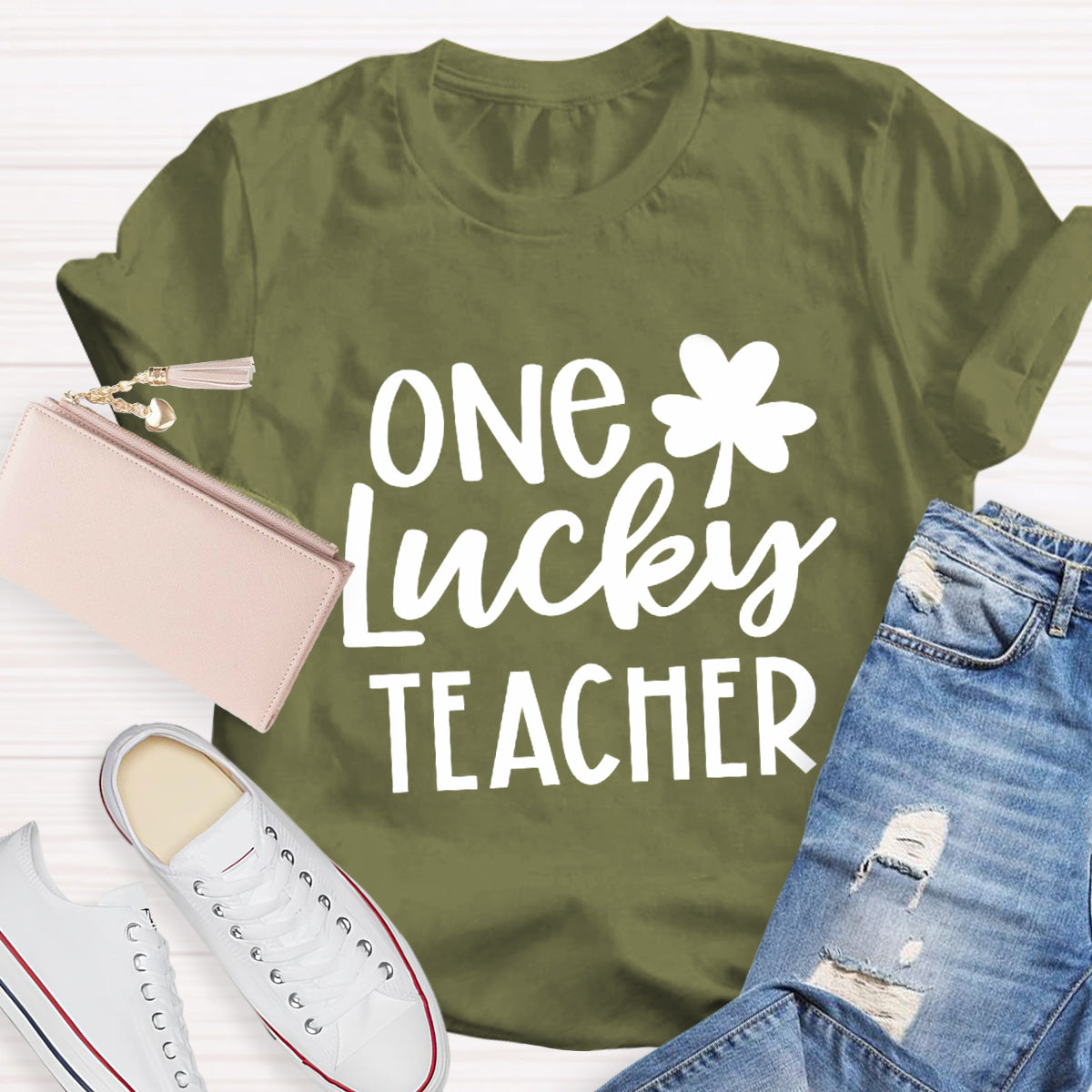 One Lucky Teacher T-Shirt