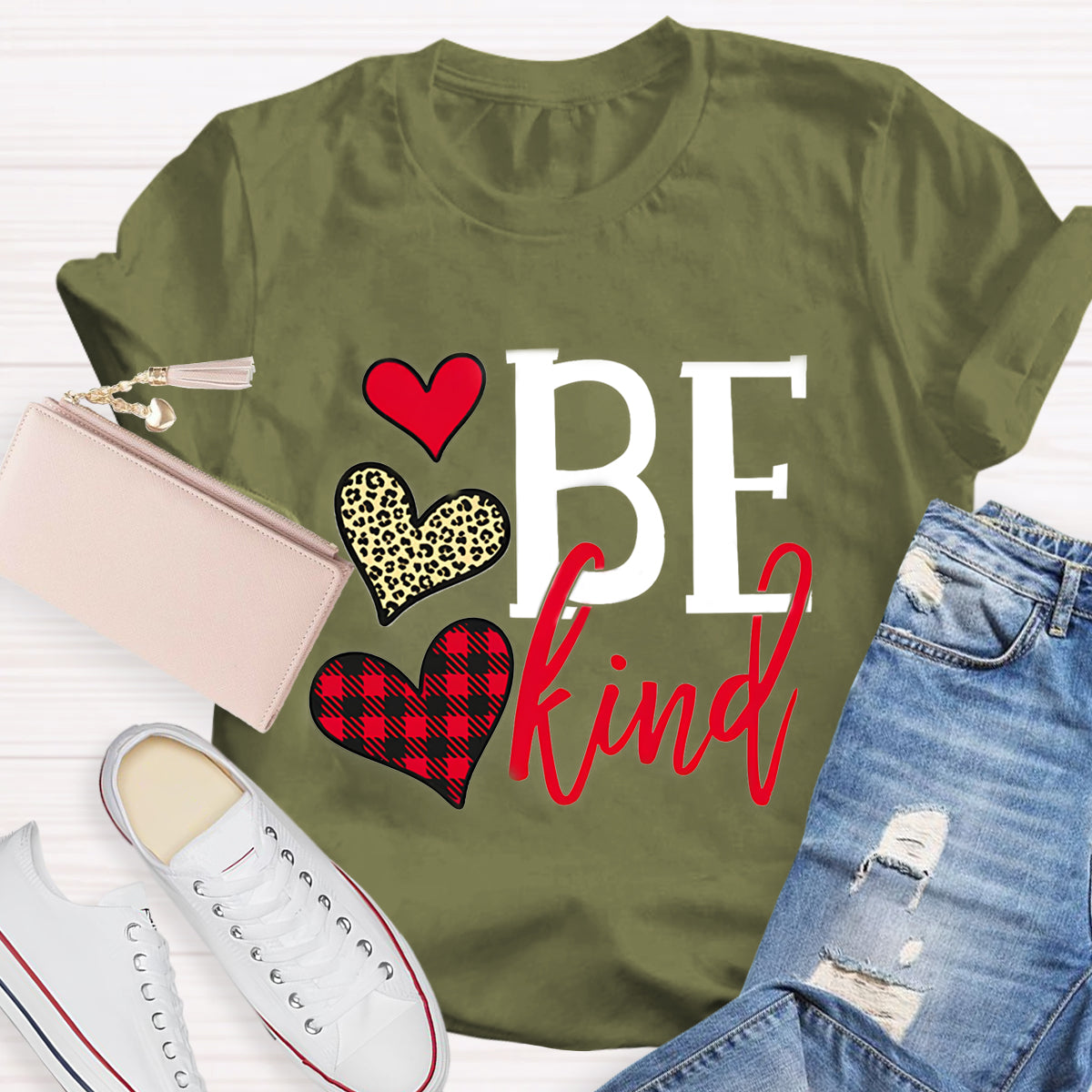 Red Heart Be Kind T-Shirt