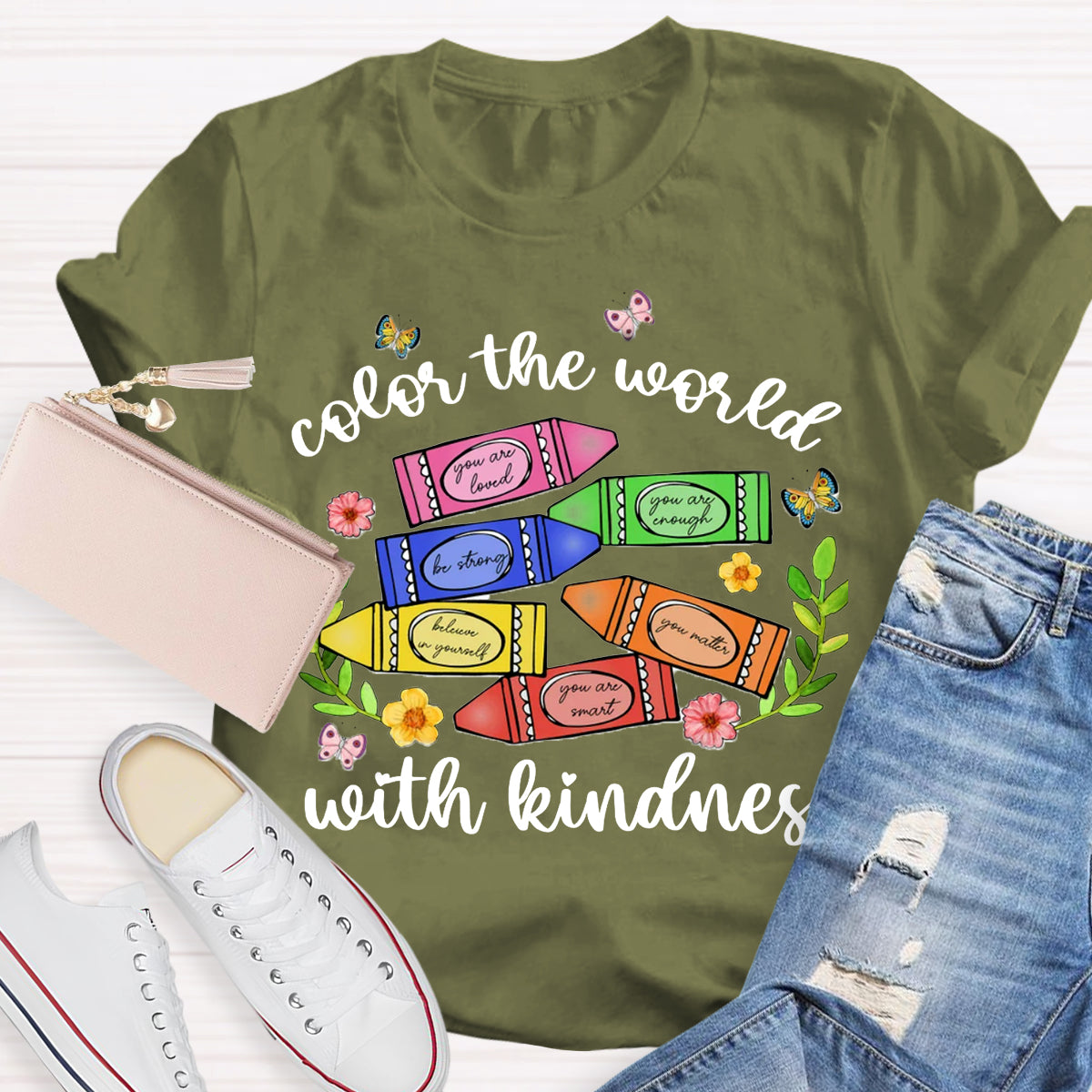 Color The World With Kindness T-Shirt