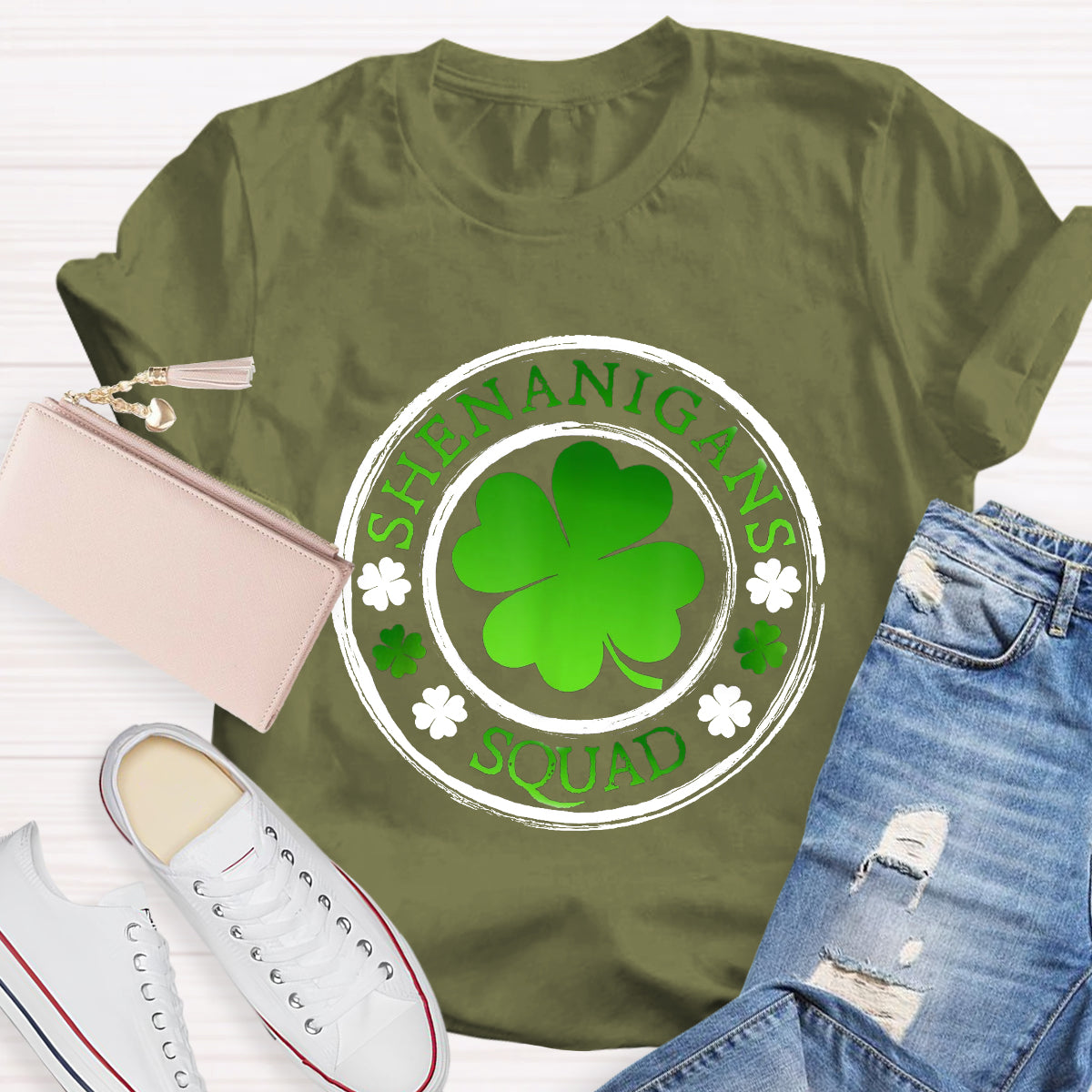 St Patrick's Day Shenanigans Squad T-Shirt