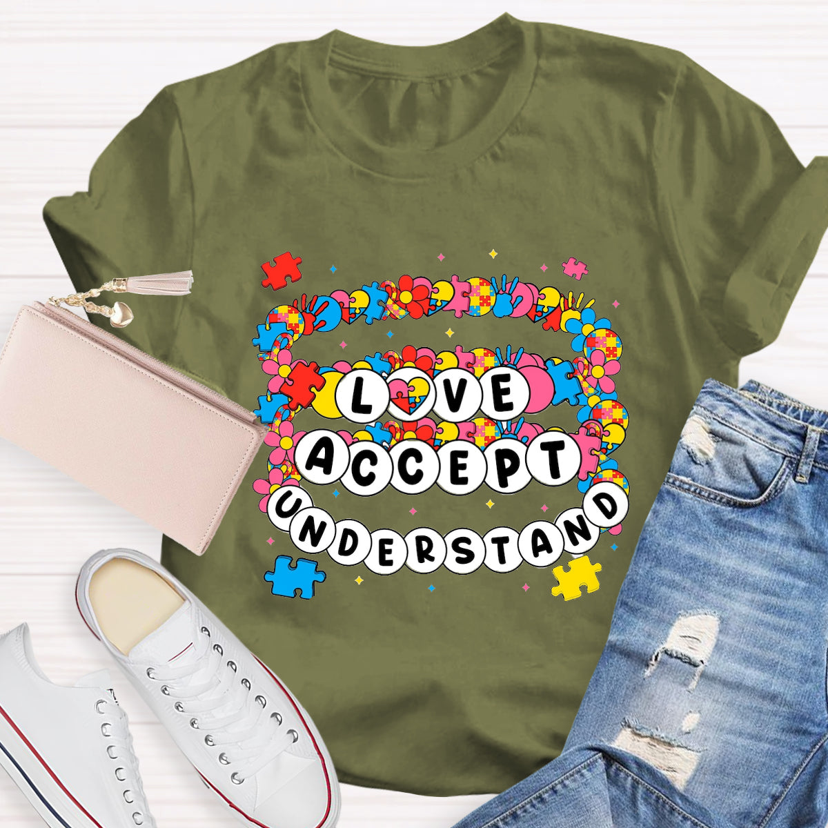 Love Accept Understand Bracelet T-Shirt