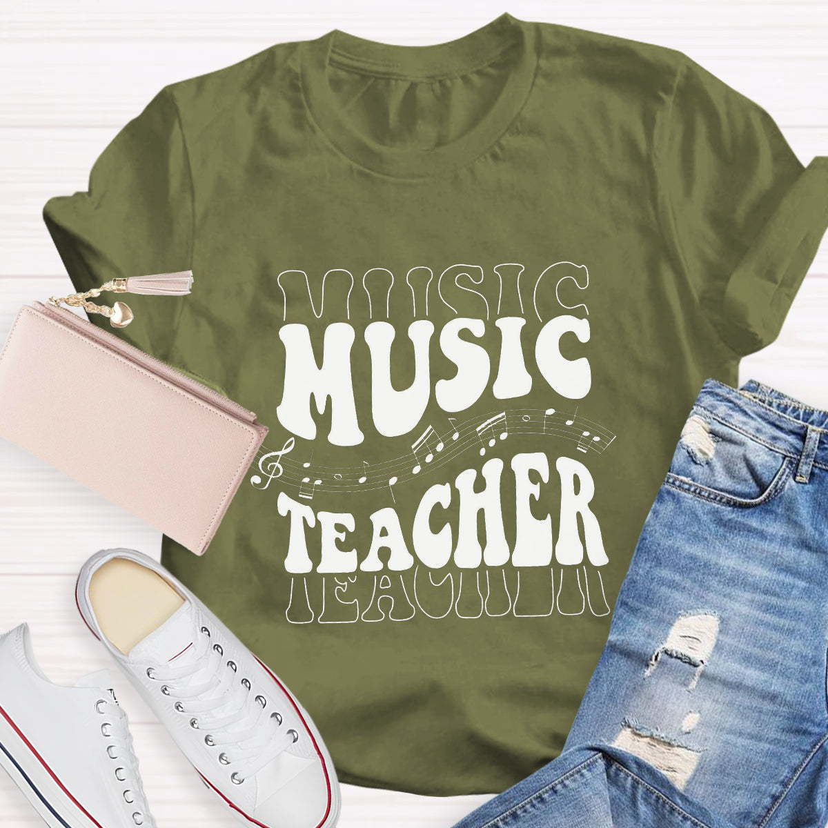 Musical Note Music Teacher T-Shirt