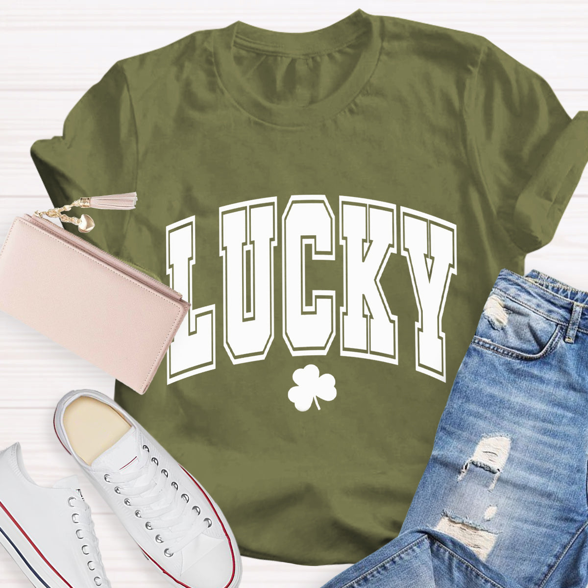 St Patrick's Day Lucky Shamrock T-Shirt