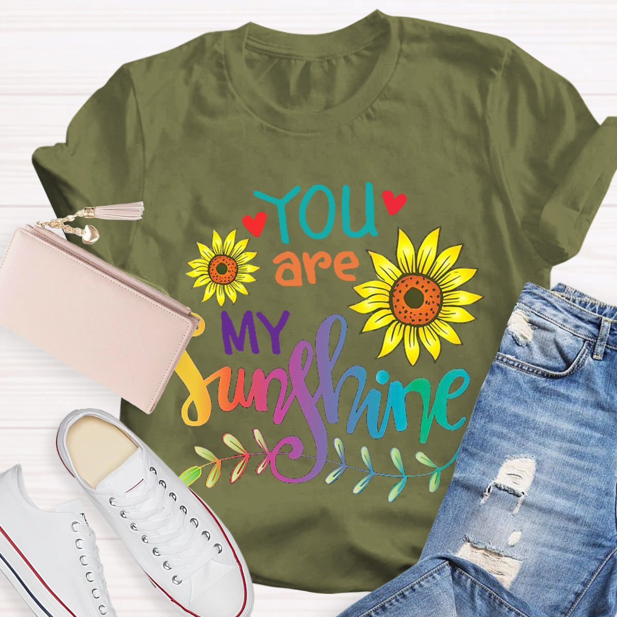 You Are My Sunshine Sunflower T-Shirt