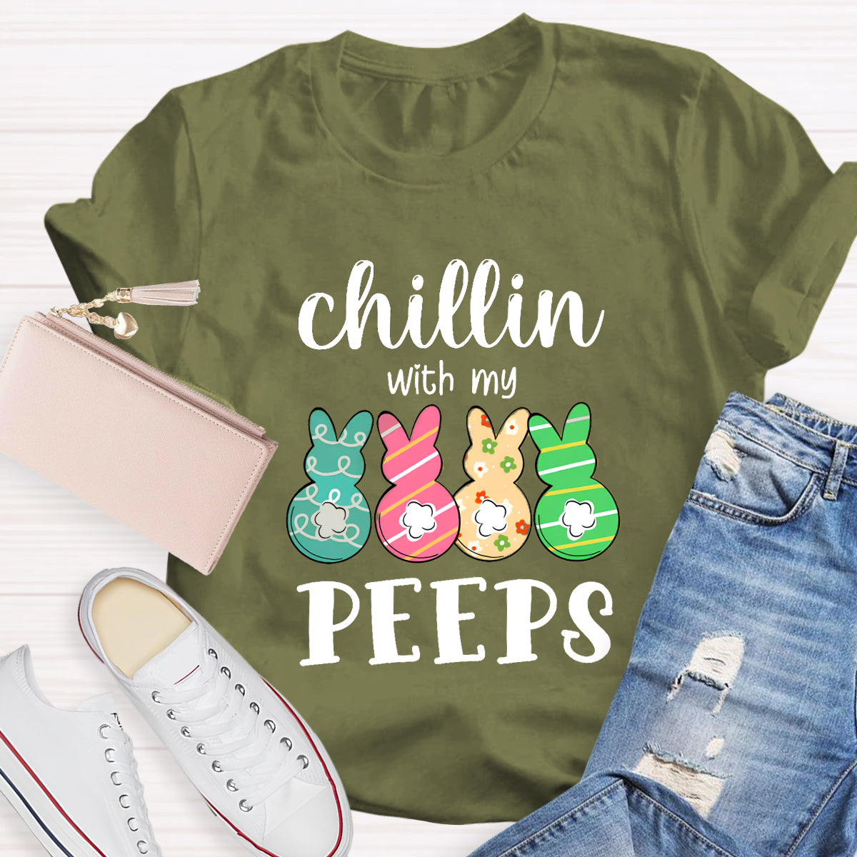 Chilling With My Cute Peeps T-Shirt