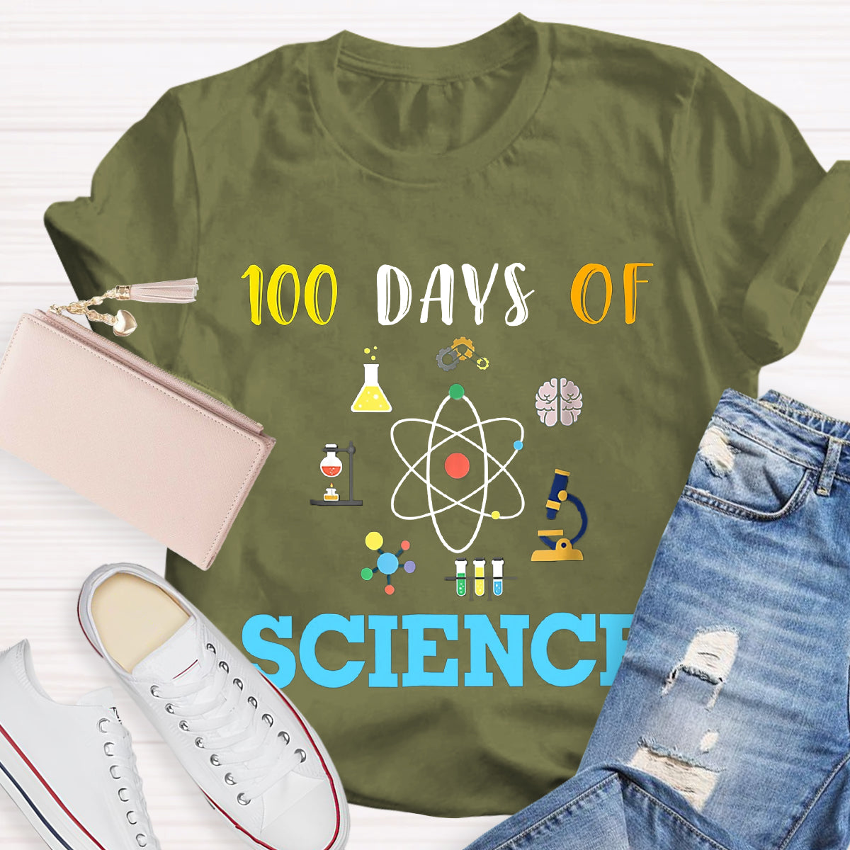 100 Days Of Science Teacher T-Shirt