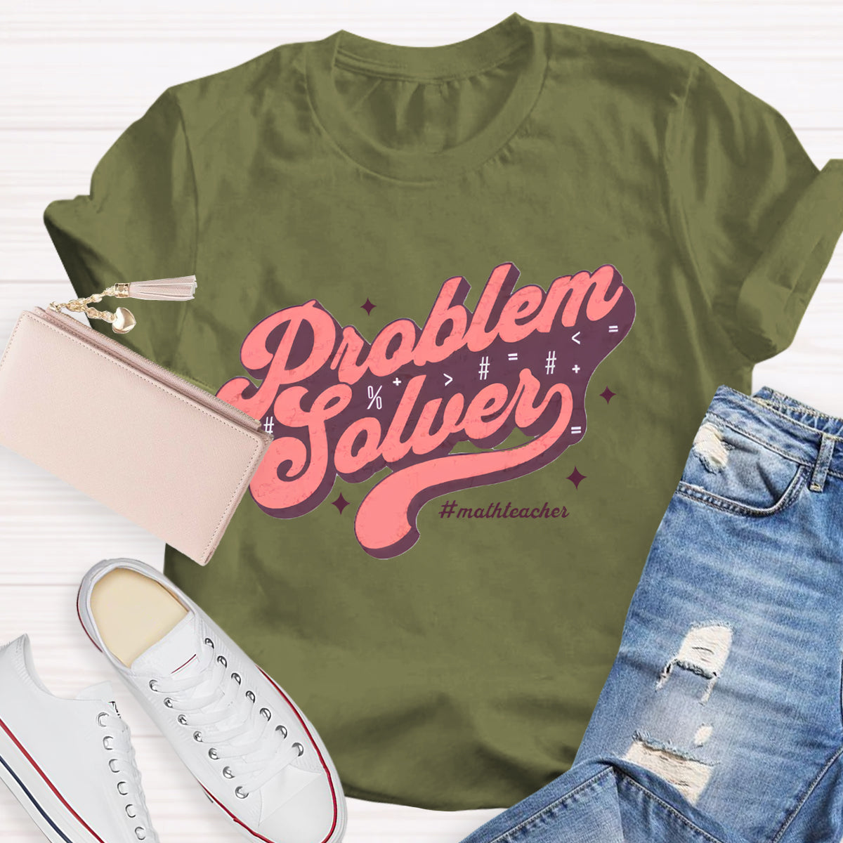 Problem Solver Math Teacher T-Shirt