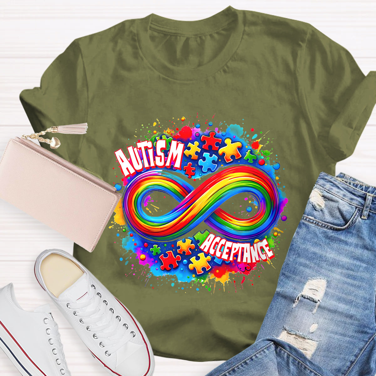 Colorful Infinity Symbol T-Shirt