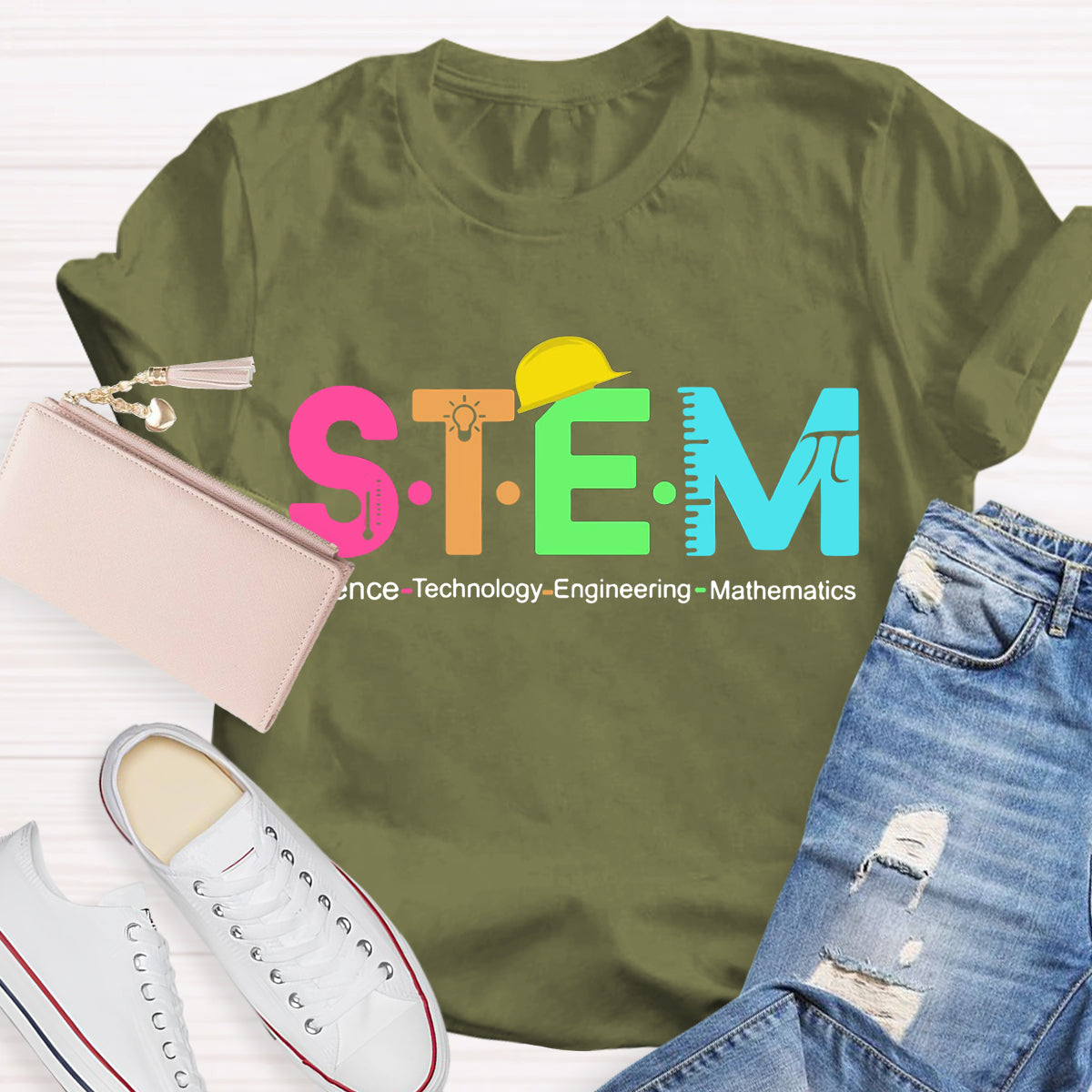 Science Technology Engineering Mathematics Teacher T-Shirt