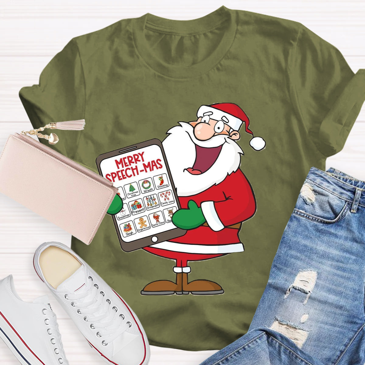 SLP Santa Squad Christmas T-Shirt