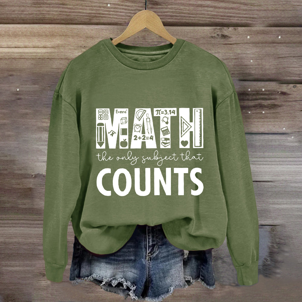 Math Counts Teacher Sweatshirt