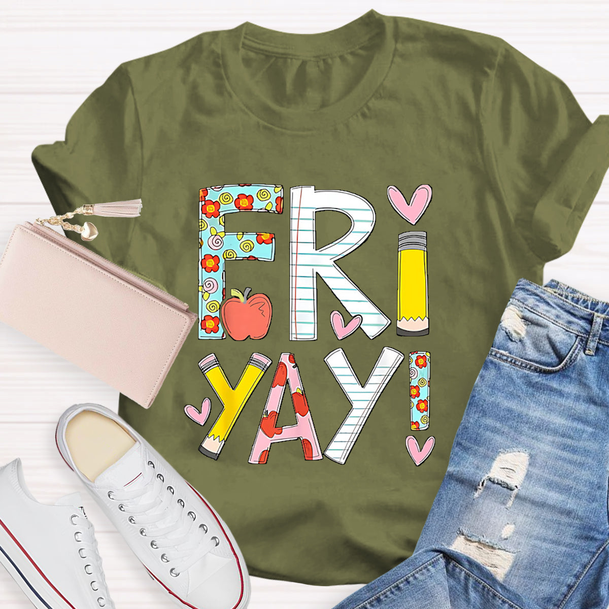 Fri Yay Teacher T-Shirt