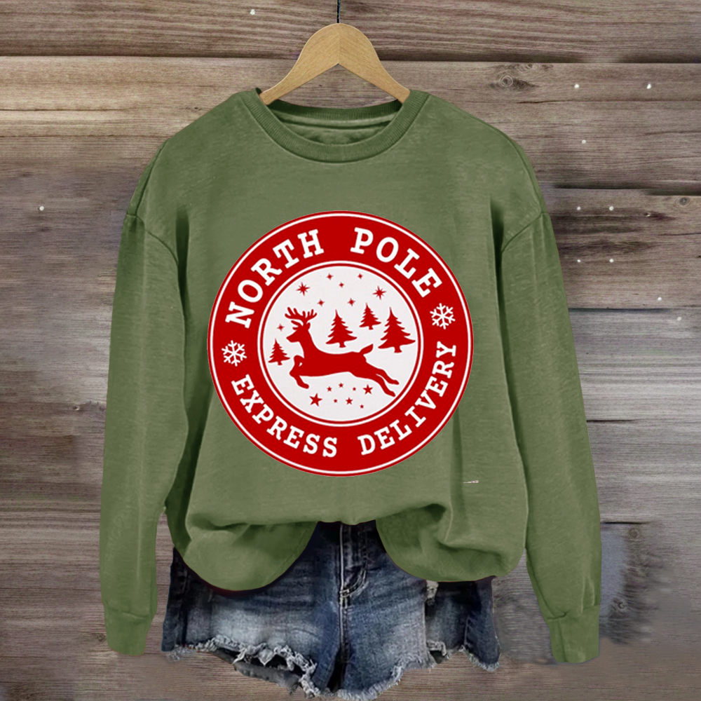 North Pole Express Teacher Sweatshirt