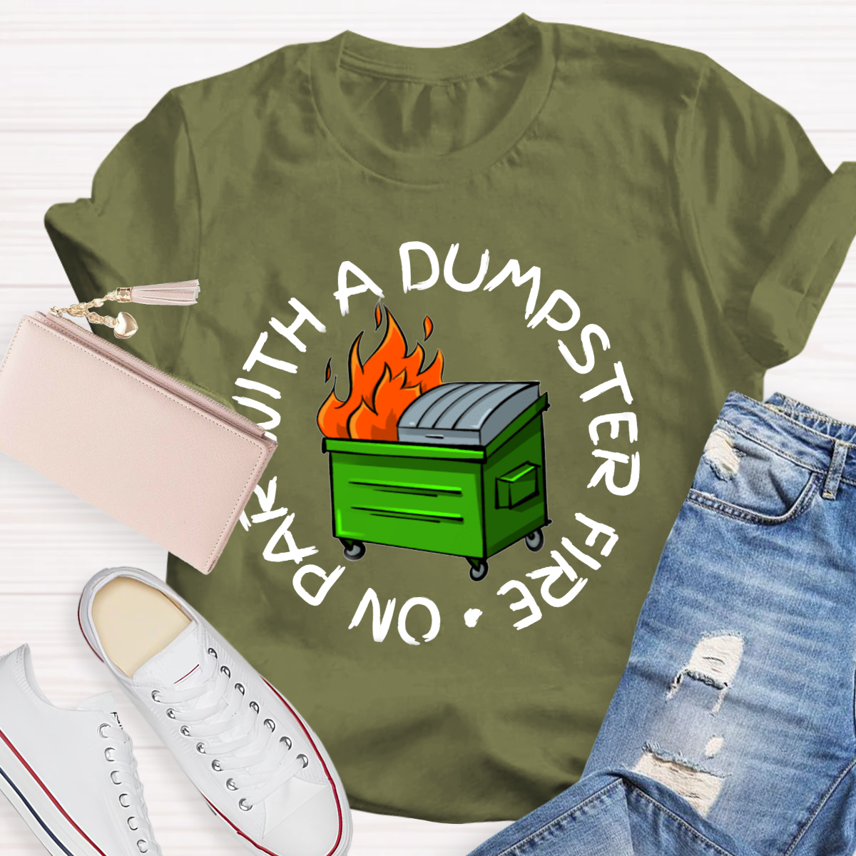 No Par With A Dumpster Fire T-Shirt