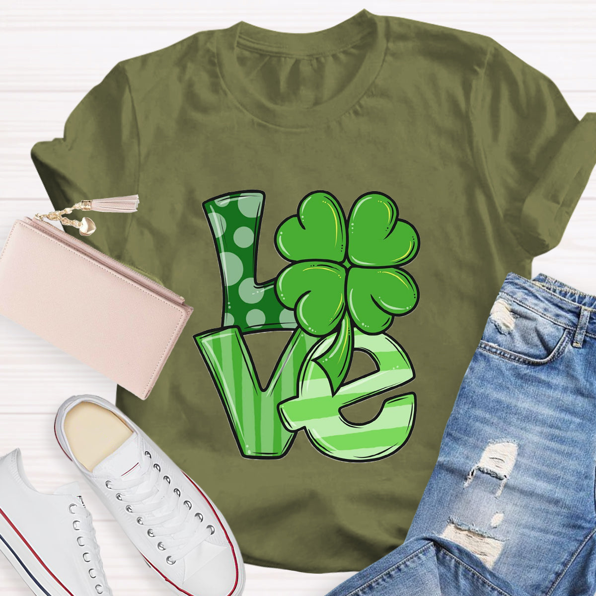 St. Patrick's Day Love Teacher T-Shirt