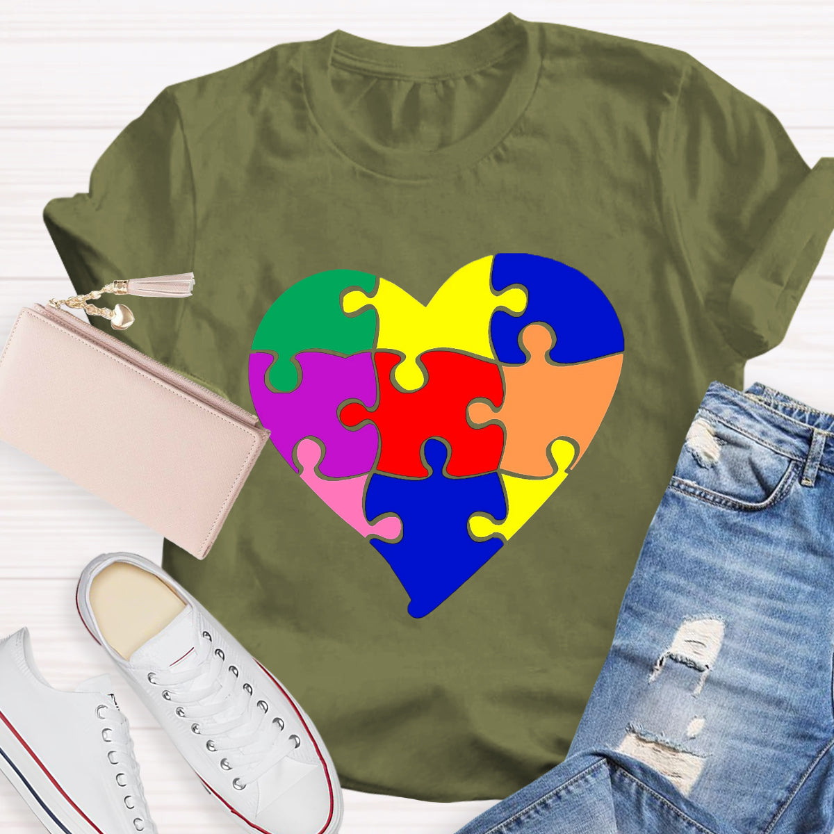 Puzzle Heart Special Education T-Shirt